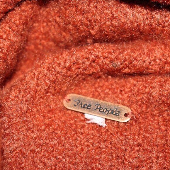 Free People - We The Free Stormy Pullover in Terracotta, Cowl Neck, Med - Picture 6 of 10